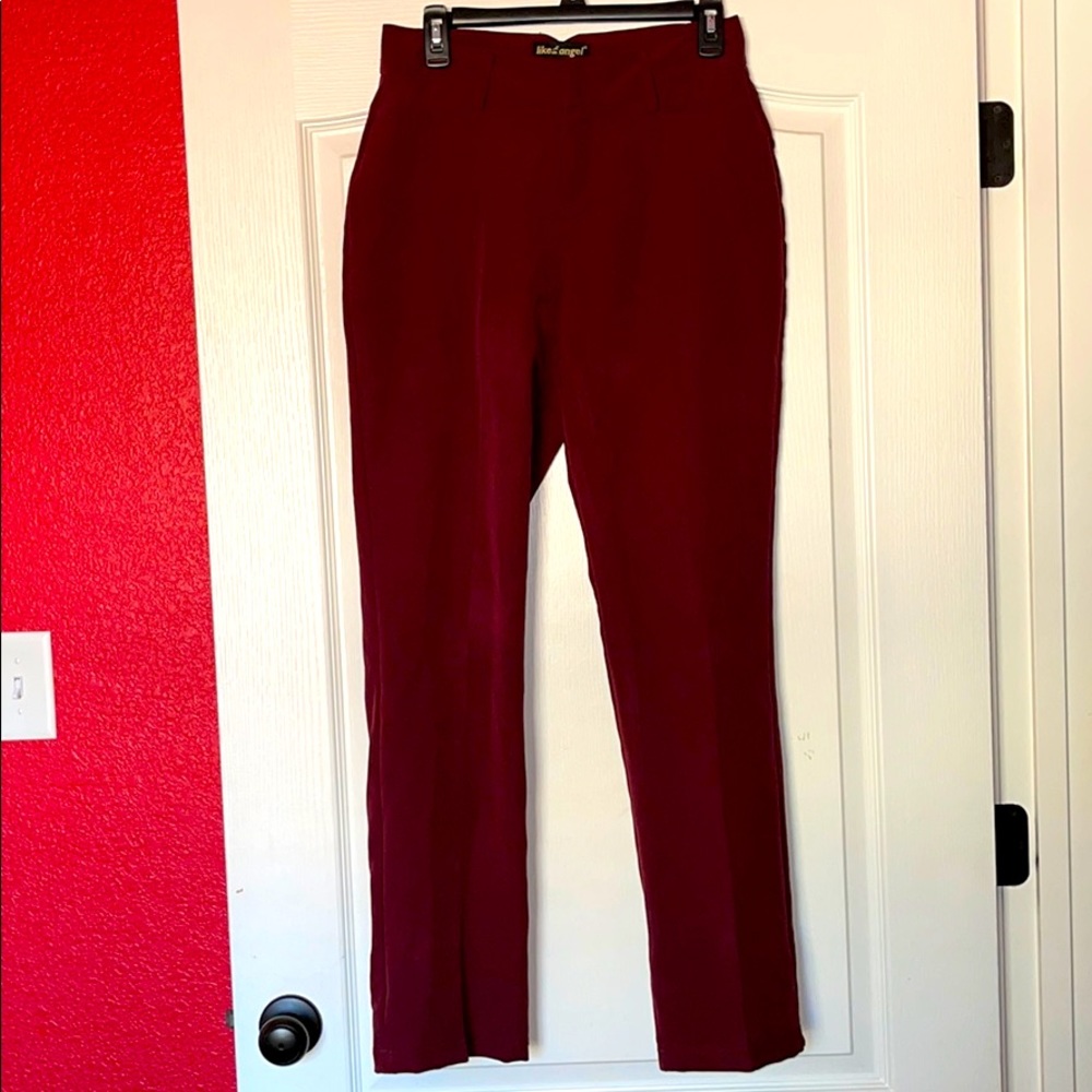 Casual Maroon Bottoms